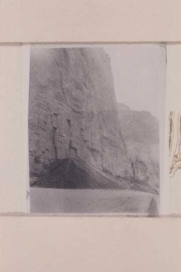 Tunnel and dump at Dam site