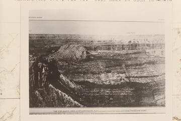 The Esplanade:  View Northwestward Through the Grand Canyon from Havasupai Point