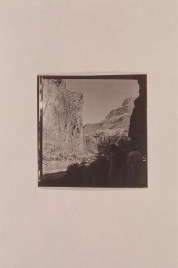 Point Hansbrough from the grave of Hansbrough, Mile 44, Marble Canyon