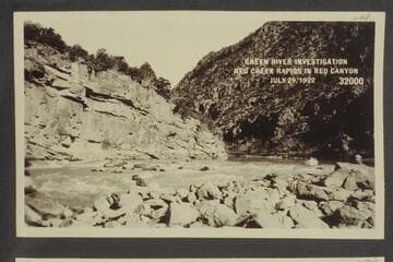 Green River Investigation:  Red Creek Rapids in Red Canyon