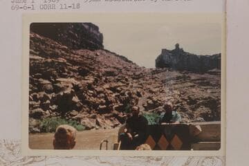 Down to the upper saddle of The Loop from Mile 11.3-4