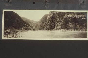 Green River Investigation:  Upstream below Possible Damsite, 2 1/2 Miles above George Creek