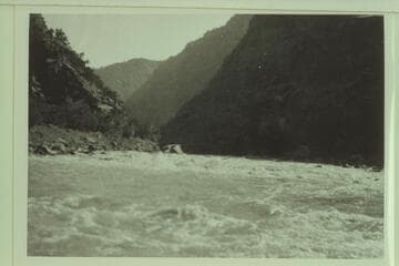 Upper part of Triplett Falls; Canyon of Lodore.  Mile 232 1/4