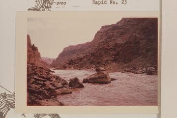 The head of Rapid No. 22.  Rapid No. 21 in distance