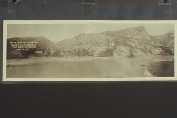 Green River Investigation; right wall at mouth of Split Mountain Canyon
