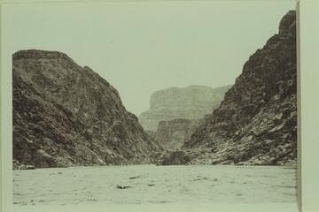 Just below Travertine Falls; probably Mile 230.6