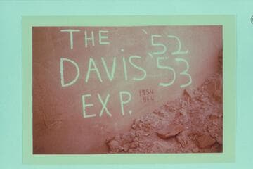 Davis inscription at Mile 173; Left Bank