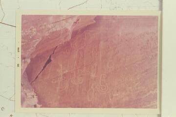 Inscription of G. M. Wright with the date 20 April 1894 near top of trail above Jacobs Pools