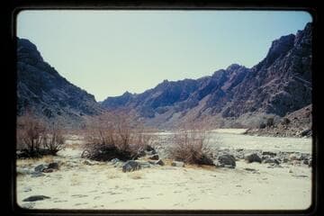 Down from mouth of Y Canyon