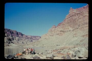 Meeting with Kent Frost and party at mouth of Y Canyon