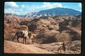 Cha Butte, Navajo Mountain, Nasja Creek from trail