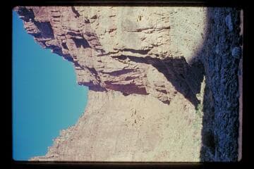 Across river to Calf Canyon