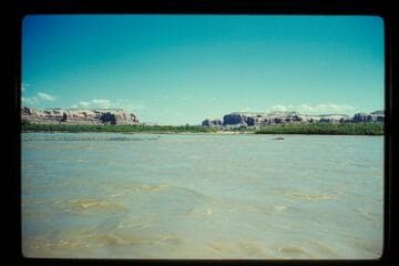 San Juan River, below bluff