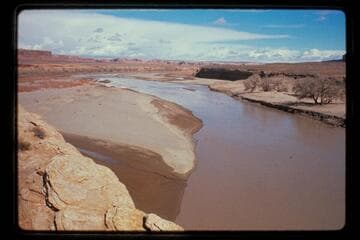 Up river at bluff airstrip, San Juan River