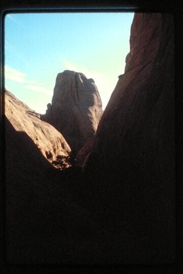 Butte between northeast fork and middle fork of 73 from route