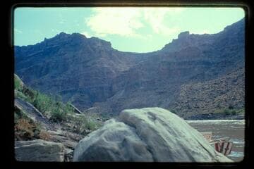From right bank across river to Hanging Valley