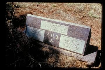 Kolb Headstone
