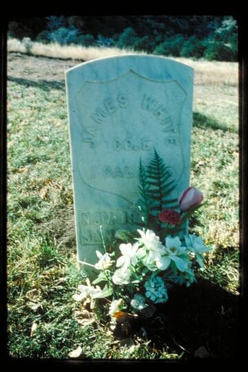 Grave of James White; Trinidad, Colorado
