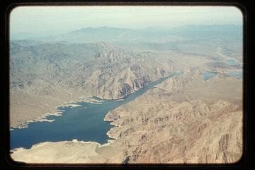 Iceberg Canyon, Lake Mead, elevation 1161.13 ft