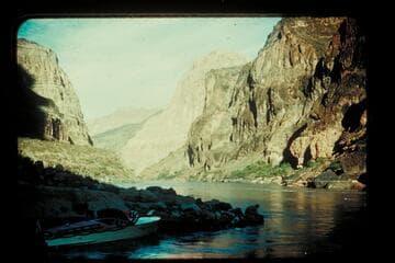 Down to Lava Falls from camp at Mile 178.5