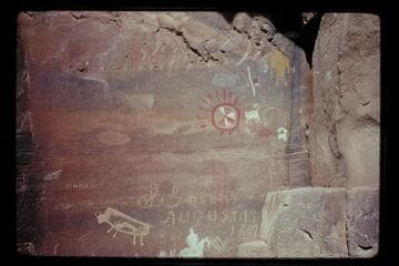 Inscription; Nine Mile Canyon