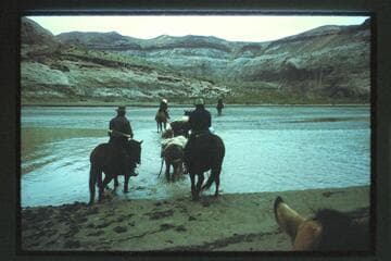 Fording; Dirty Devil River