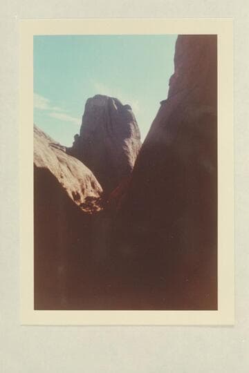 Butte between no9rtheast fork and middle fork of 73 taken from the route into the northeast fork