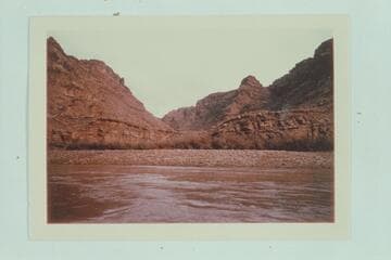 Up into mouth of Sheep Canyon