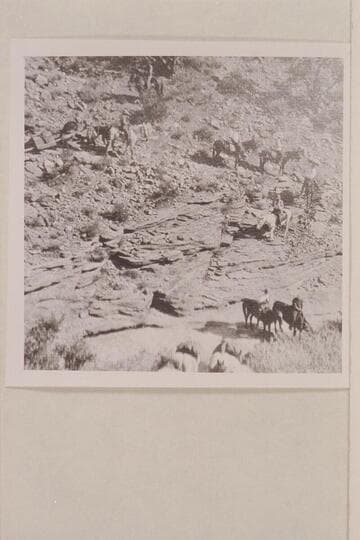 The Armsby party enroute to Rainbow Bridge with the plaque