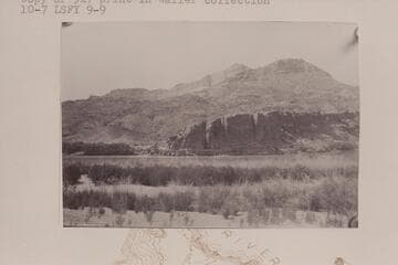 The dugway opposite the fort at Lees Ferry