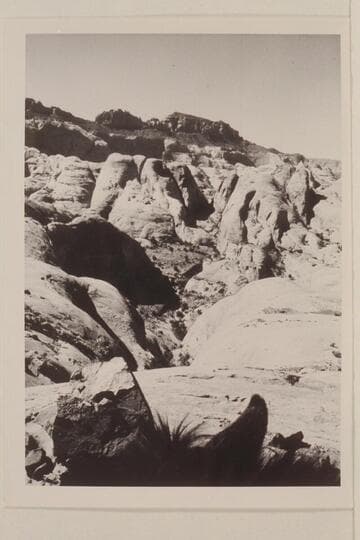 Across the northeast fork of 73.6--Lehi Canyon.  The notch in upper right center is the trail into the middle fork.  Anasazi Canyon