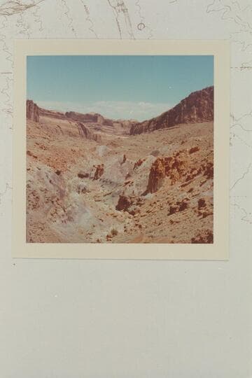 Head of Millers Canyon near the uranium mine
