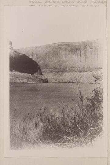 "Views on the Colorado River", Glen Canon Series, Alcove on Opposite Wall
