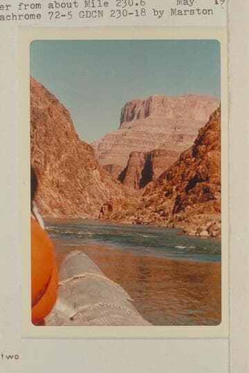 Down river from about Mile 230.6