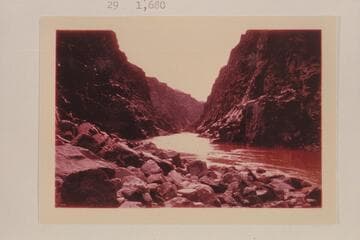 Up river from head of 232 Mile Rapid from right bank