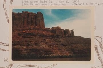 West end of saddle of The Bowknot from about Mile 61