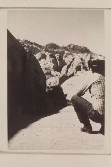 Dan Lehi looks across Lehi Canyon to 6069