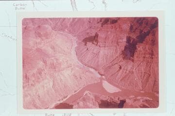 The mouth of the Little Colorado River