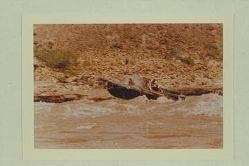 Bill Beer pilots the "Emma Dean" in Chuar Rapid