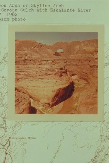 Stevens Canyon Arch or Skyline Arch; junction of Coyote Gulch with Escalante River