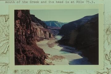Upstream from Papago or Seventy-Six Mile Canyon