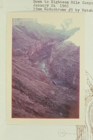 Down to Eighteen Mile Canyon from the south rim