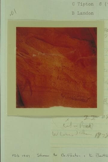 Writings on the wall in Loper's Cave