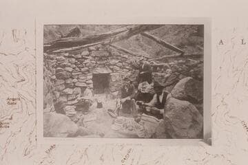 Dinner at the rock cabin