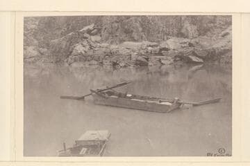 The Hyde scow as found at Mile 237