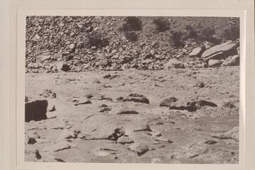One of the big 4-oared boats of the Eddy fleet in Hance Rapid