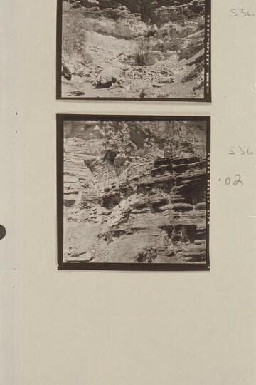Salt dry fall; side canyon of Chuar Creek on the Butte Fault.  The general area of the Morning Star Mine located in 1890-1891