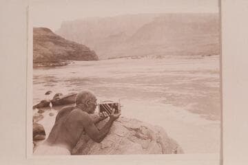 Photography at the river near foot of Tanner Trail