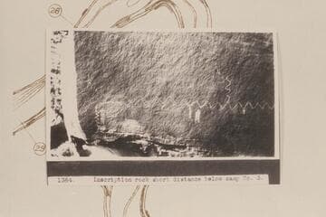 Inscription rock, Mile 22.8.  Short distance below Camp No. 3