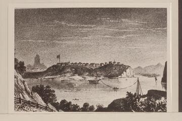 Fort Yuma.  Copy of lithograph by Litton & Ray